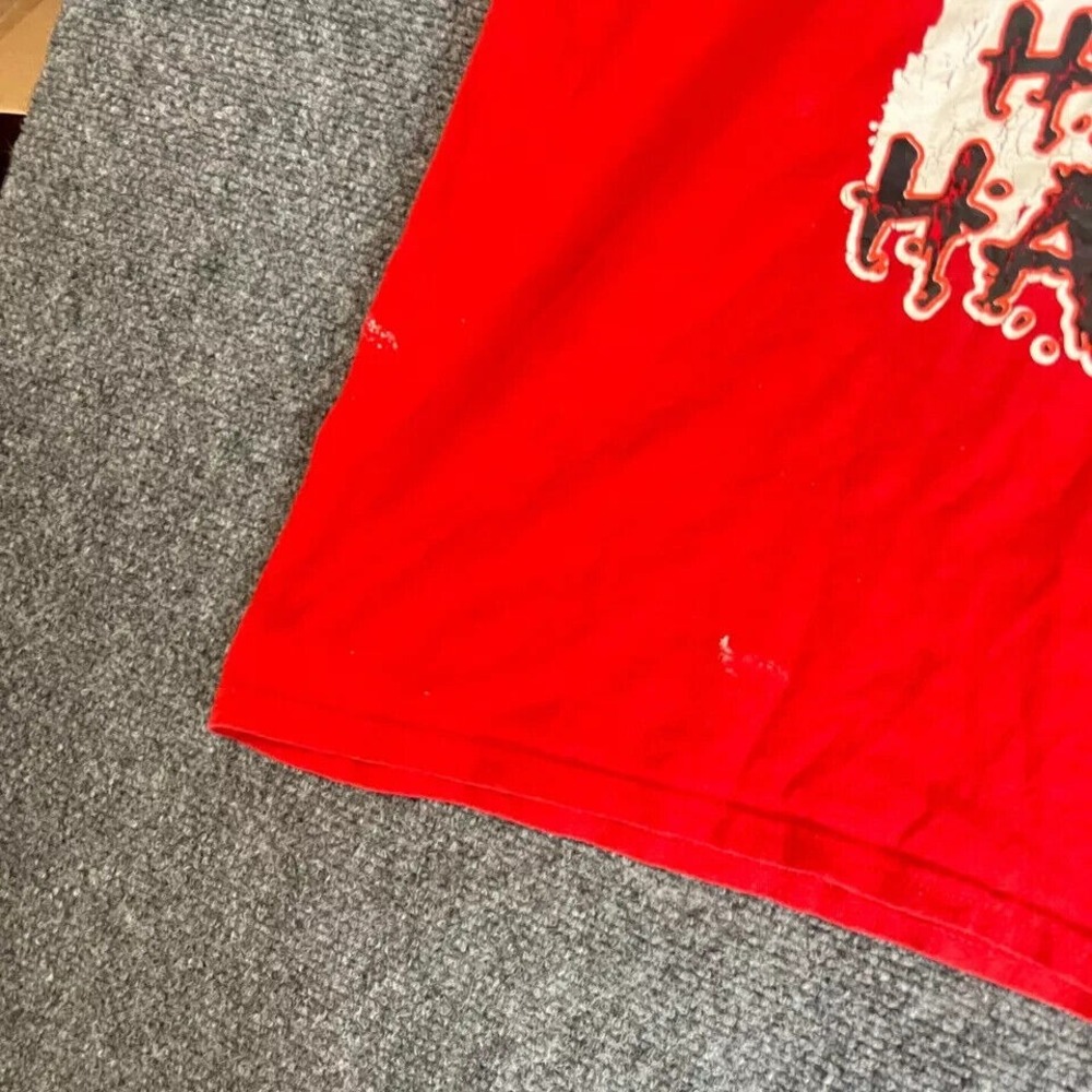 Harley Quinn Shirt Mens XL Extra Large Red Short Sleeve Comics‎ Movie EUC - Picture 4 of 7
